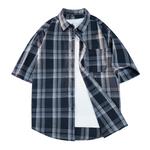 TEN MIRO Рубашка унисекс, Белая клетчатая - фото 15