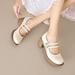 Туфли KEKAFU Mary Jane Shoes Women's, бежевый - фото 4