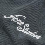 Свитшот с логотипом Acne Studios, серый - фото 5