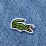 Джинсовая рубашка LACOSTE, синий - фото 5