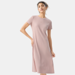 Женское платье с коротким рукавом GAP, розовый - фото 3