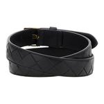 Ремень с плетёной пряжкой Bottega Veneta, черный - фото 3