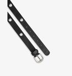 Ремень из кожи с заклепками Whistles, черный - фото 2