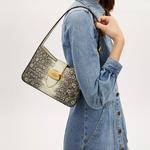 COACH Кожаная сумка через плечо среднего размера - фото 5