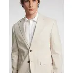 Блейзер Selected Malik Sun Regular Fit, бежевый - фото 5