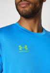 Футболка Under Armour TRAIN, Blue Atlantis/High Vis Yellow/Blue - фото 6
