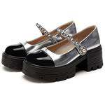 DAPHNE Серебряные туфли Мэри Джейн, цвет Silver - фото 3