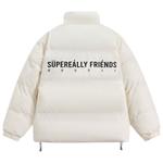 SUPEREALLY СУПЕРОЧЕНЬ стеганая куртка унисекс, Белый - фото 7