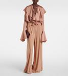 Боди с оборками Norma Kamali, Cappuccino - фото 2