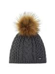 Шапка Afra Lux с помпоном серого цвета Eisbär - фото