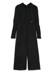 Monnalisa плиссированный комбинезон, черный - фото