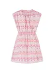 Платье с узором зигзаг Missoni Kids, розовый - фото 2