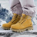 Мужские зимние ботинки Martin Boots Brown Jeep с меховой подкладкой - фото 5