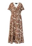 Летнее платье faina Summer Dress, коричневый - фото