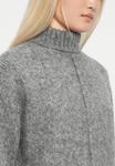 Джемпер JDY JDYMALONE ROLL NECK, Medium Grey Melange/Mottled Grey - фото 6