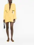Платье-блейзер с вырезами JACQUEMUS, желтый - фото 2