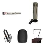 Динамический микрофон Electro-Voice RE20 Dynamic Microphone Broadcaster Kit with dbx - фото