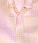 Льняная рубашка в клетку Lex Paade Mode, розовый - фото 2