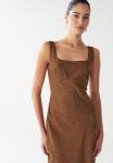 Платье WILLA HALLEE MIDI, Choc Based Spot/Brown - фото 5