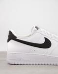 Бело-черные кроссовки Nike Air Force 1 '07 - фото 2