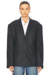 Большой блейзер Helmut Lang, цвет Charcoal - фото 2