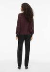 Джемпер VILA VIHANNA BALLOON , Fig/Bordeaux - фото 3