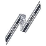 DIOR Шёлковый шарф, Marine Blue/White - фото 3