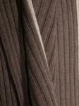 Шарф в рубчик Dell'oglio, коричневый - фото 3