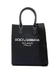 Маленькая сумка-тоут с логотипом DOLCE & GABBANA, синий - фото