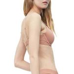 Бюстгальтер Calvin Klein Half Cup Tonal Logo, коричневый - фото 3