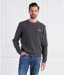 Свитшот мужской Boss однотонный с логотипом бренда, серый - фото 3