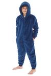 Пушистый флисовый комбинезон Bedlam, синий - фото 2