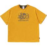 Футболка Double Face Cotton A BATHING APE, серый - фото 4