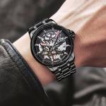 Мужские часы Starking AM0271ML92 с автоматическим механическим механизмом и синим циферблатом - фото 8