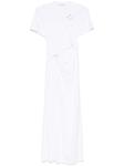 Платье миди из джерси Rabanne, белый - фото