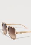 Солнцезащитные очки FERRAGAMO Sunglasses, Beige - фото 4