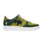 Кроссовки BAPE Bapesta Low M1 'Color Camo Combo - Olive Drab', зеленый - фото