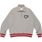 Свитшот с принтом логотипа HUMAN MADE, серый - фото