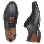 Туфли на шнуровке Rieker 10308, темно-синий - фото 2