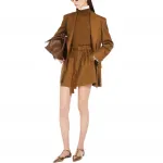 Двубортный блейзер MaxMara, темно-коричневый - фото 7