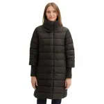Пальто Tom Tailor 1042913 Stand-Up Collar Puffer, черный - фото