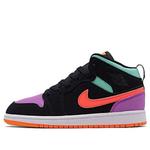 Кроссовки 1 средние Air Jordan, черный - фото