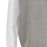 HUGO BOSS Кашемировый свитер женский серый - фото 6