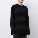 Свитер bb striped sweater 'black' Balenciaga, черный - фото 2