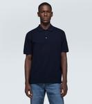 Хлопковая рубашка-поло Bottega Veneta, синий - фото 3