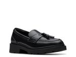 Лоферы Clarks Lauryl Tassel Loafer, Black Leather - фото