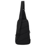 DESCENTE Нейлоновая слинг-сумка унисекс черная, Black - фото 4