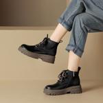 Ботинки Martin Boot женские Zhr, бежевый - фото 11