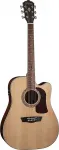 Акустическая электро-гитара Washburn HD10SCE-O Natural Dreadnought, доставка - фото