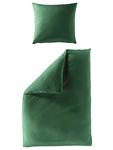 Jack Плотное фланелевое постельное белье зеленого цвета - фото